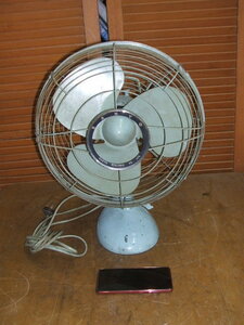  Showa Retro SANYO made electric fan 30cm yawing use verification settled 