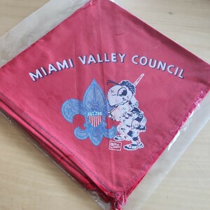 ボーイスカウト　アメリカ　ネッカチーフ　BSA MIAMI VALLEY COUNCIL ヴィンテージ　レトロ