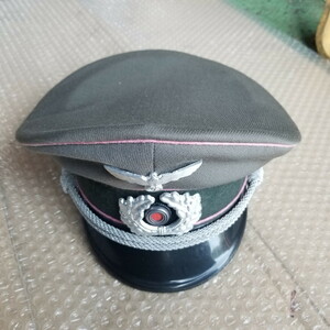 ドイツ　陸軍機甲兵　将校用制帽　　ナチスドイツ　ｗｗⅡ