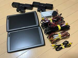 アルパイン ALPINE PKG-SB1000SCW 10.2インチ WVGAモニター REAR VISION リアビジョン 2台セット 専用映像分配器付き PKG-M1000SC