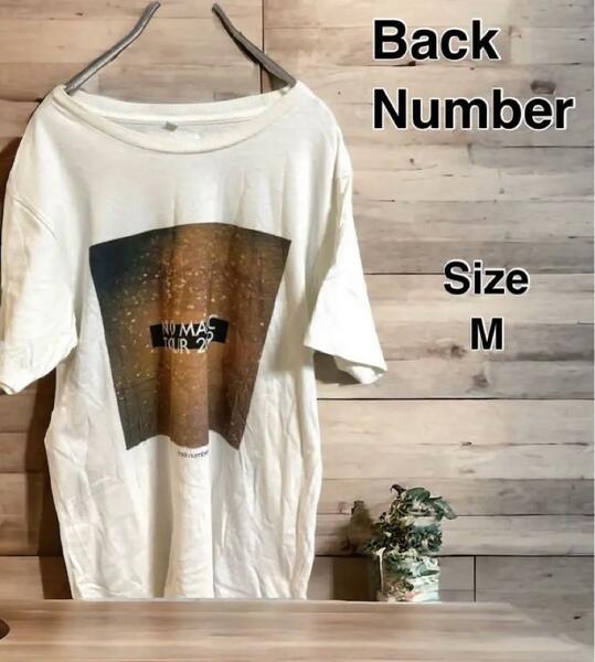 39a911 Back Number [M] メンズ　半袖Tシャツ　ビックロゴ