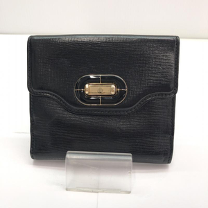 【中古】BVLGARI レザー折りたたみ財布 ブルガリ[240091329776]