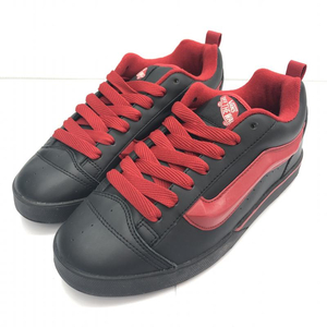 【中古】vans knu skool 赤黒 サイズ27.5cm #05040276 ヴァンズ[240091331071]