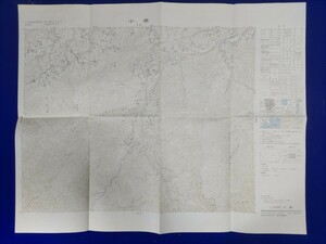 25000分の1地形図【小原】国土地理院発行・昭和60年修正測量・昭和61年10月30日発行　　傾山・緒方町