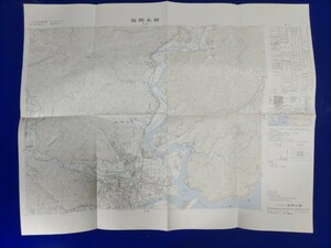 25000分の1地形図【延岡北部】国土地理院発行・昭和60年修正測量・昭和62年4月30日発行　　延岡市・国鉄高千穂線