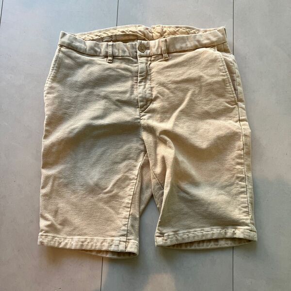 14Wアンカットコールストレッチショーツ ナノユニバース ショートパンツ