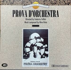 (C4H)☆サントラ/オーケストラ・リハーサル/Prova D'orchestra(Orchestra Rehersal)(1979)/ニーノ・ロータ/フェデリコ・フェリーニ作品☆