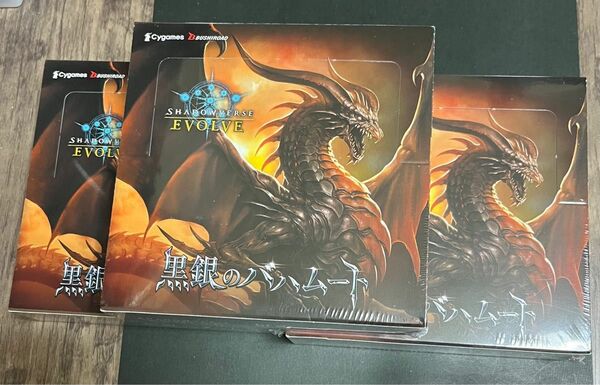 初版　黒銀のバハムート　3BOX シュリンク付き