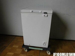  used kitchen maxzenmakszenMOA STORE business use freezing stocker freezer freezer JF100ML01WH 100V 98L chest type on opening 2021 year made 