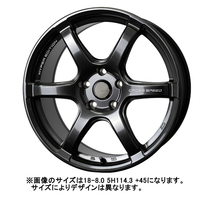 クロススピード クロススピード　ハイパーエディション RS6 4/100 16×6.0 50 ダイヤモンドブラック(DBK)_画像1