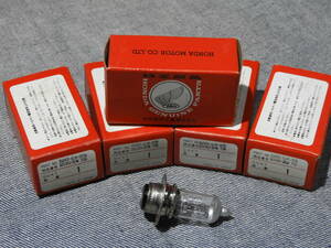 ホンダ純正品 12vハロゲンライト球 12v30/30w 5個組 スーパーカブC90 ジャイロUP リード80 NS50F 他 34901-GJ8-003　