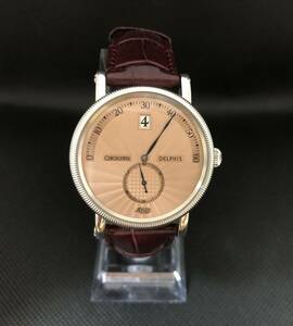 # Chronoswiss Delphi e s#(Chronoswiss) (Delphis) as good as new has overhauled belt 2 ps attaching 