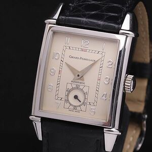 # Girard Perregaux # прекрасный товар работа товар Vintage 1945smoseko оттенок серебра циферблат AT/ самозаводящиеся часы 25940.0.11.105