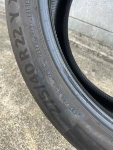 コンチネンタル CONTINENTAL PremiumContact 6 プレミアムコンタクト 6 275/40R22 2本　19年37週　中古品