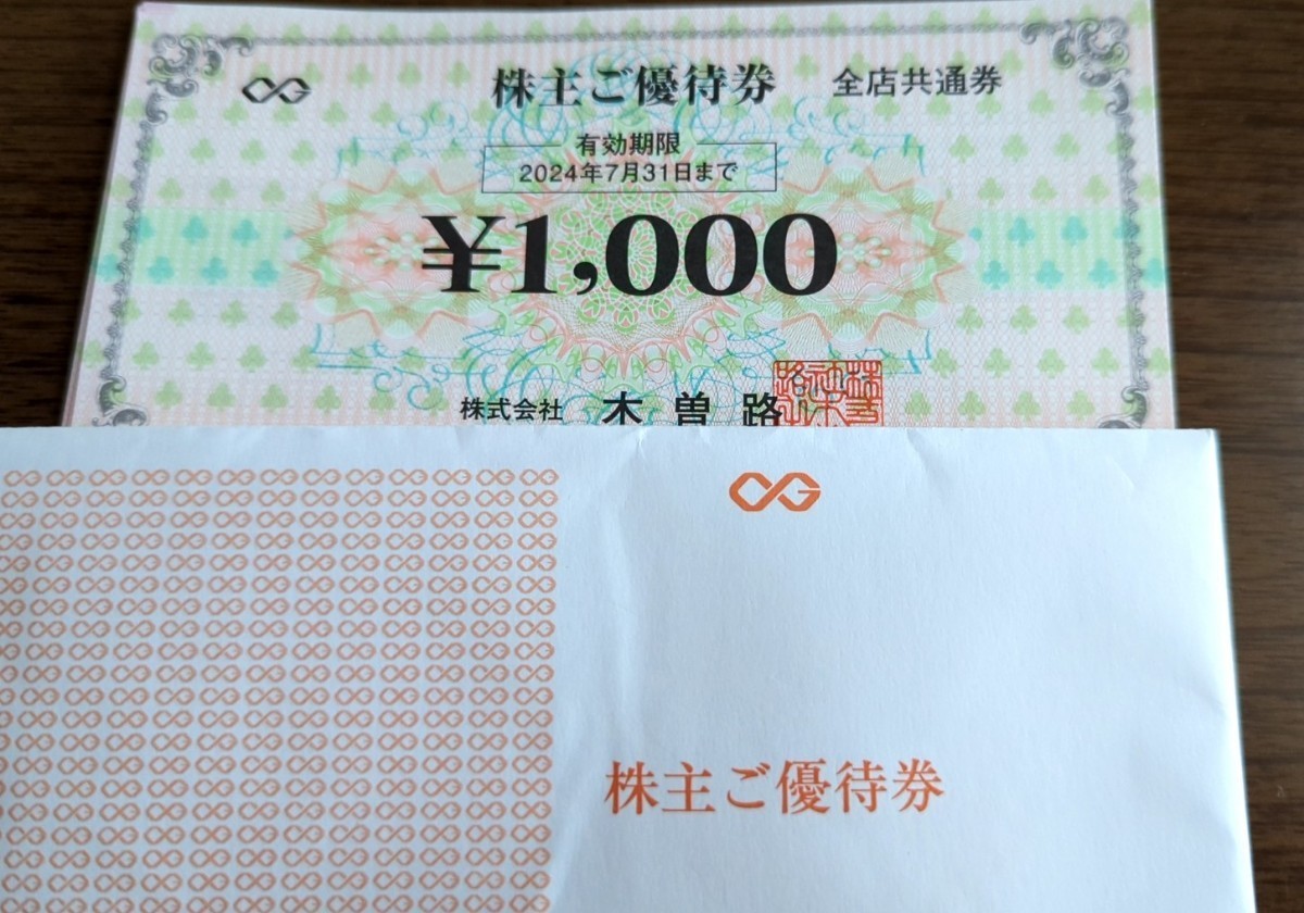ヤフオク! -「木曽路株主優待券」の落札相場・落札価格