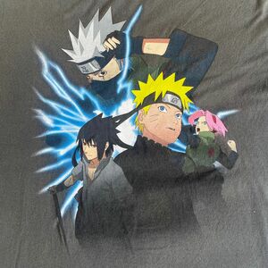 【NARUTO】00s ナルト　疾風伝　Tシャツ　old アニメ　漫画　忍者