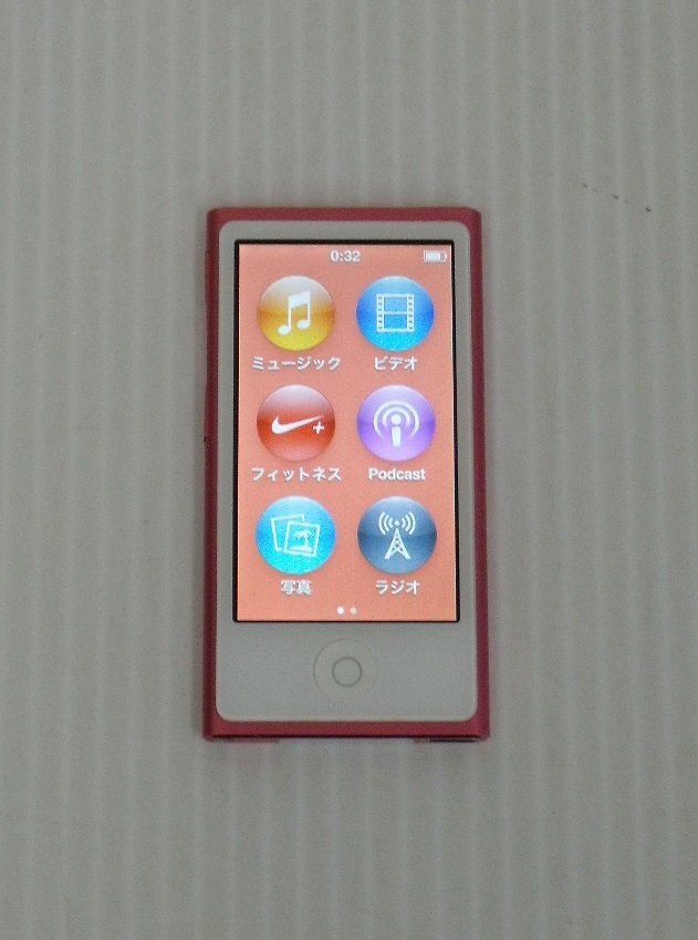 Apple iPod nano 第7世代16GB ピンクMD475J/A 本体のみ囗T巛| JChere 
