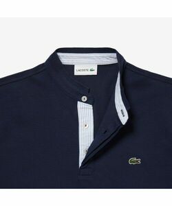 新品同様・タグあり★LACOSTE　ラコステ　コントラストマカオ　ポロシャツ　ネイビー　メンズМサイズ　17600円★