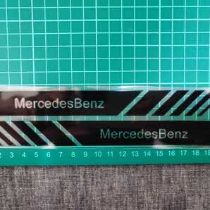 メルセデスベンツ ドアミラー サイドミラー ステッカー 2P【ブラック】Mercedes-benz ABCGEVSLクラスw180 200 220 250 350 400の画像3