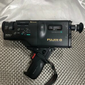 【ジャンク/現状品/KU】富士フィルム FUJIX フジックス FUJIX-8 ビデオカメラ レコーダー P670SF 8ミリ ビデオカメラ 動作未確認 MZ0807の画像2