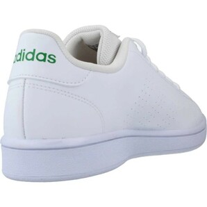 【新品】25.5cm アドバンテージベース ADVANTAGE BASE SHOES ホワイト 白/緑 スニーカー 靴シューズ adidas アディダス オリジナルスgw2063の画像4