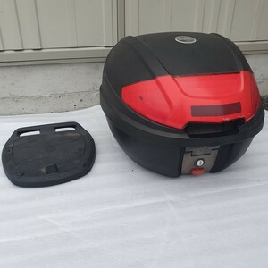 [ б/у 2]GIVI(jibi) E300N моно блокировка top case 30L задний бардачок осмотр ) Cygnus адрес Cub DIO let's jog Jog Glo m56cc-