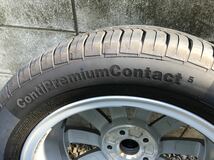 5Tトゥーラン純正アルミホイール、タイヤ付き一本215/55R17 プレミアムコンタクト5 2019/11製_画像2