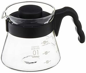 HARIO(ハリオ) V60コーヒーサーバー ?電子レンジ/食洗機対応 450ml ブラック 日本製 VCS-01B