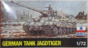 ジャンク・シュリンク包装 ★ ESCI / エッシー　1/72　German TANK　JAGDTIGER ★ 重駆逐戦車 ヤークトティーガー Sd.Kfz.186　No.8014