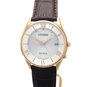 [ green shop pawnshop ] Citizen CITIZEN collection AS1062-08A Echo Drive Radio Watch men's size [ used ]