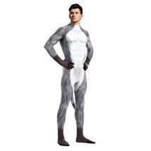 全身タイツ ペット 男性 XLサイズ ゼンタイ コスプレ ZENTAI レオタード ボディースーツ 仮装 コスチューム 戦隊 キャットスーツ_画像1