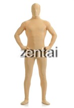 全身タイツ 肌 男性女性兼用 Lサイズ ゼンタイ コスプレ ZENTAI レオタード ボディースーツ 仮装 イベント コスチューム 戦隊_画像2