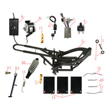 RSBOX 36V 800Wスピードコントローラー DBE03/05用電動ポケバイパーツ C05_画像2