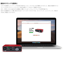 Focusrite Scarlett Solo(gen3) USBオーディオインターフェイス 2イン2アウト マイクプリアンプ1チャンネルモデル_画像4