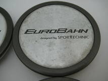 k7929 スポーツテクニック SPORT TECHNIC Euro Bahn アルミホイール用センターキャップ中古4個 AL-K66 SPORTTECHNIC EuroBahn_画像3