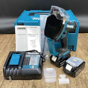 動作品■makita マキタ 充電式全ネジカッター 14.4/18V 電動工具 純正バッテリー付 コードレス 切断機 SC102DRGX 中古■兵庫県姫路市発 F3