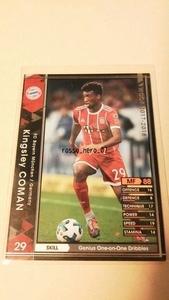 ☆WCCF2017-2018☆17-18☆087☆黒☆キングスレイ・コマン☆FCバイエルン・ミュンヘン☆Kingsley Coman☆FC Bayern Munchen☆