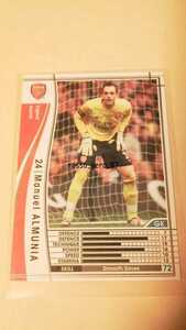 ☆WCCF2007-2008☆07-08☆081☆白☆マヌエル・アルムニア☆アーセナル☆Manuel Almunia☆Arsenal☆