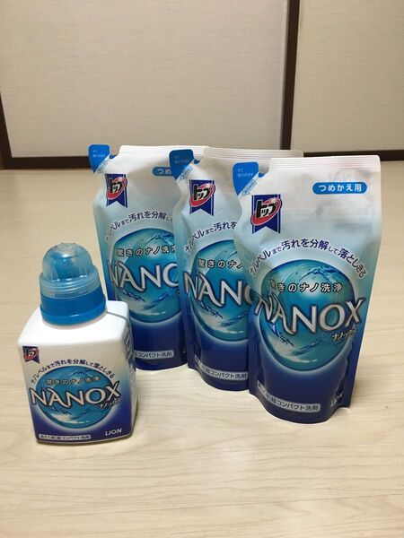 ☆在庫処分タイムSALE☆洗濯用洗剤ナノックス+詰め替え用