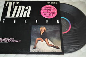 12(LP) TINA TURNER What's Love Got To Do With It USオリジナル　ＬＰシングル　1984年