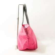 MILLET ミレー トートバッグ ピンク ブラック ナイロン レディース 手さげ エコバッグ シンプル 無地 カジュアル アウトドア デイリー bag_画像4