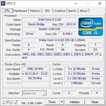 動作確認済! Dell Vostro260s Core i3 2120(3.3GHz)/DDR3 8GB/HDD500GB/DVDMulti/Win10Home64bit認証済_画像6