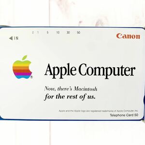 ★E1981-4★ アップルコンピューター Canon テレカ 未使用 テレホンカード テレフォンカード Apple Computer