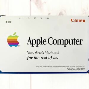 ★E1981-5★ アップルコンピューター Canon テレカ 未使用 テレホンカード テレフォンカード Apple Computer