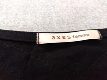 axes famme アクシーズファム◎大人かわいい 袖ファー付きプルオーバー カットソー◎サイズｍ_画像8