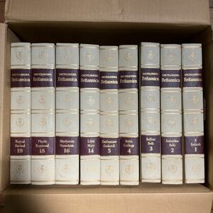 大SET-ш678/ 洋書 ENCYCLOPEDIA BRITANNICA 不揃い9冊まとめ ブリタニカ百科事典 英語版