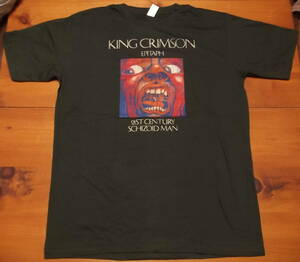 XXL (2XL) 新品【King Crimson】キングクリムゾン EPITAPH 宮殿 Vintage Style プリント Tシャツ // 21St Century Schizoid Man ロックT