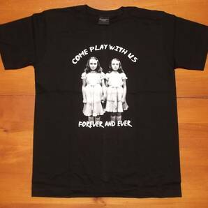 新品 【Shining】 映画 シャイニング 双子 グレイディ姉妹 プリント Tシャツ L //スタンリーキューブリック ホラー映画 ジャックニコルソンの画像1