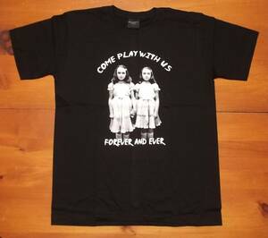 新品 【Shining】 映画 シャイニング 双子 グレイディ姉妹 プリント Tシャツ L //スタンリーキューブリック ホラー映画 ジャックニコルソン