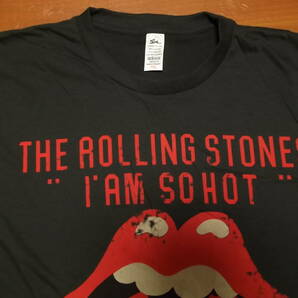 XXL 新品 【Rolling Stones】ローリングストーンズ I'am So Hot Vintage Style プリント Tシャツ // ミックジャガー ロックTシャツ バンドの画像3